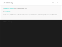 Tablet Screenshot of am-process.org